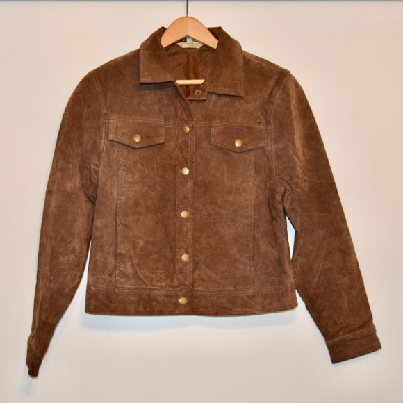 Dalia Suede Leather Jacket/Biker Jacket - Picture 2 of 7